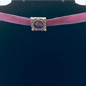 Solid Oak Purple Choker